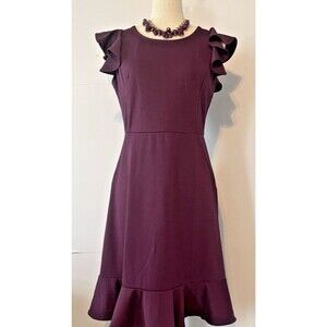 Jollycode nwt womens midi wine sophisticated colored dress sz M